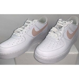 Air Force 1 '07 Next Nature Women's Size 11 Men's 9.5 White  Coral DC9486-100